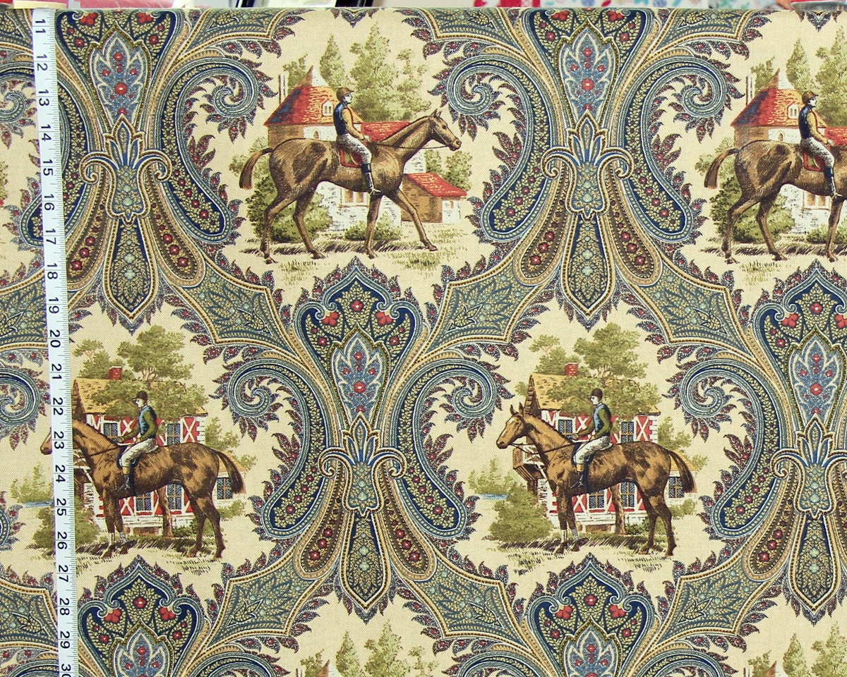 HORSE JOCKEY FABRIC