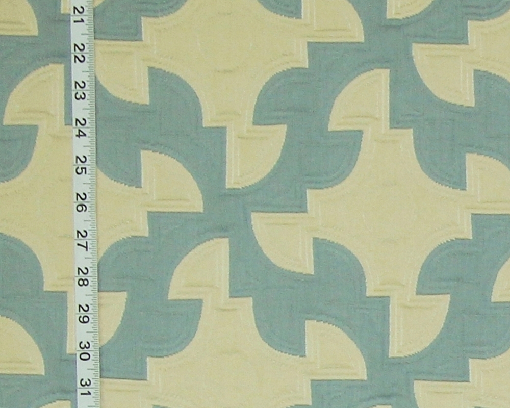 Clarence House Drunkard's Path Fabric