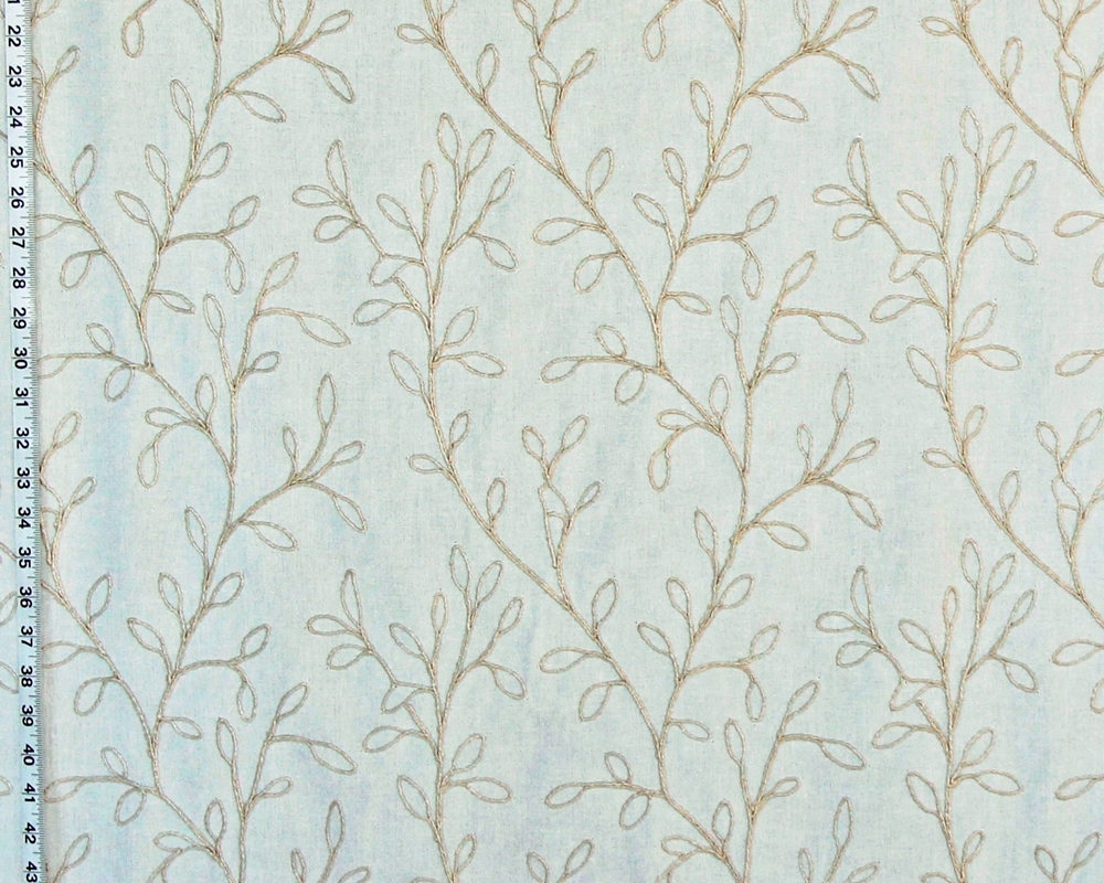 Boho Leaves - Floral Fabric by the Yard