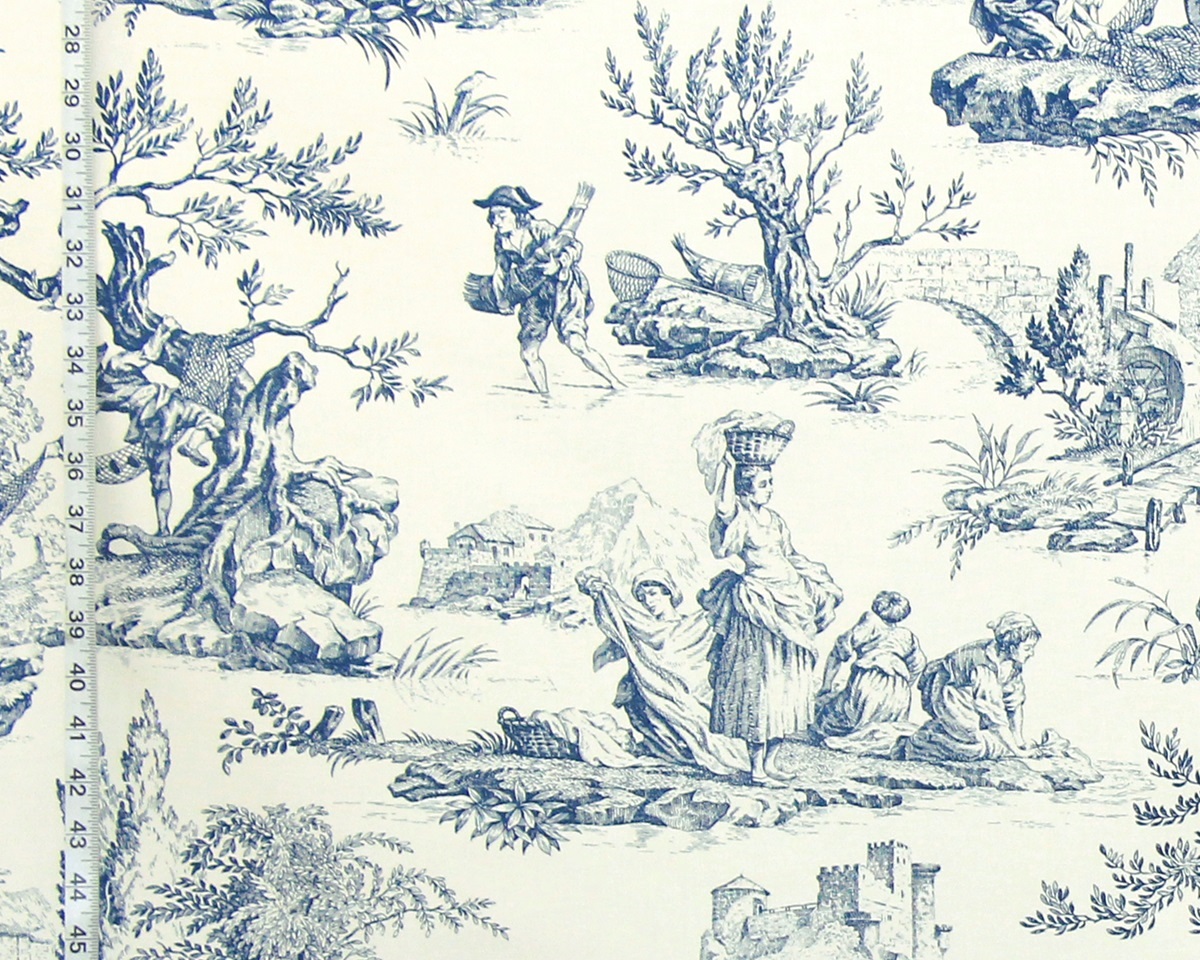 SCHUMACHER FISHING TOILE FABRIC