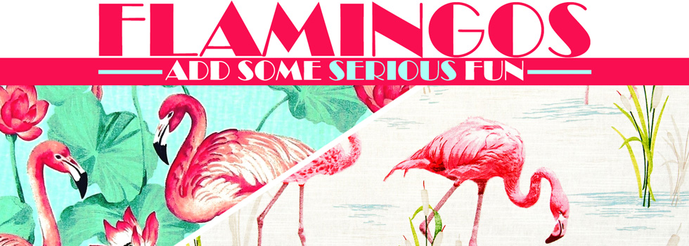 Bird Fabric Sale Flamingo