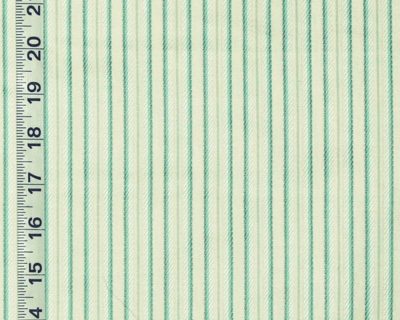 French ribbon stripe fabric in blue