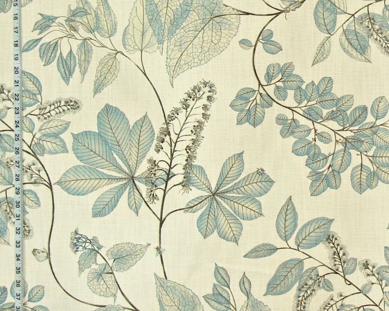 BLUE FLORAL NATURE FABRIC