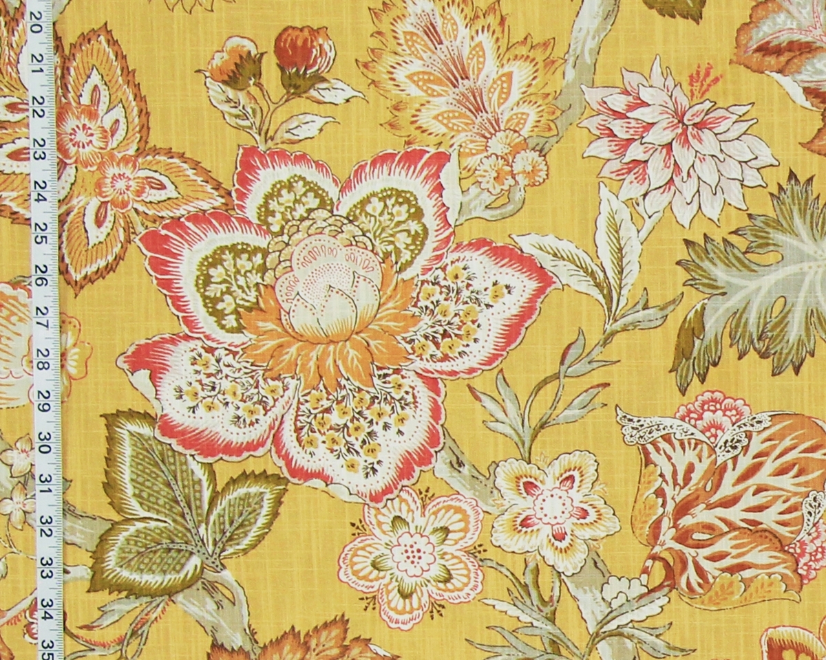 YELLOW INDIENNE FABRIC