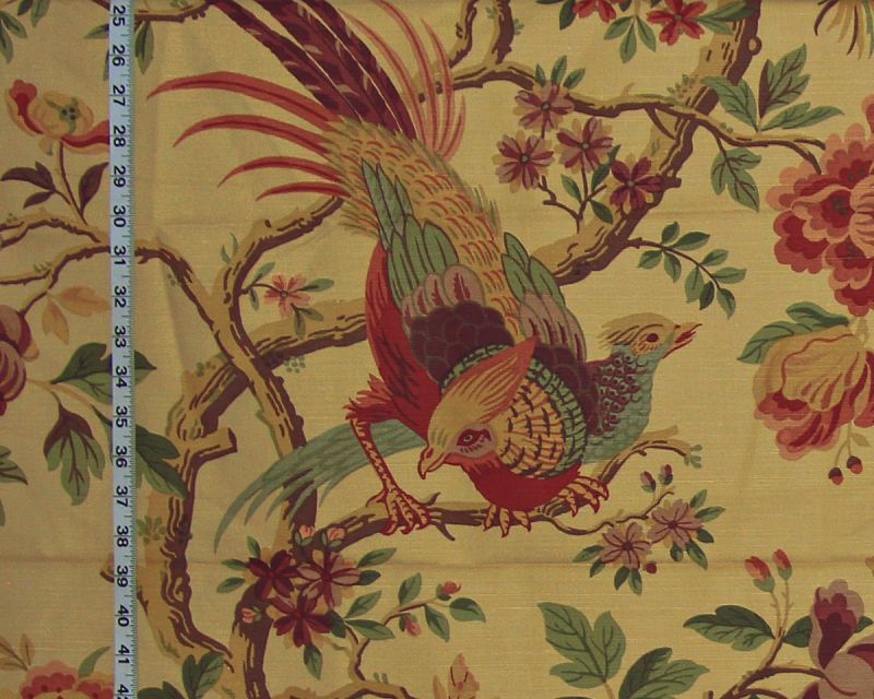 SCHUMACHER GREEFF FABRIC PHEASANT ARBOR