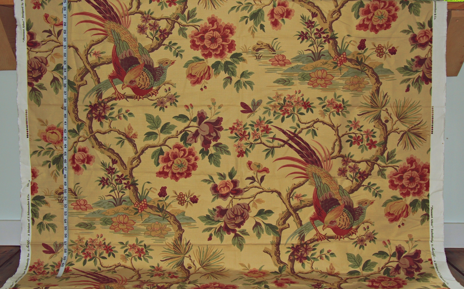 ASIAN BIRD FABRIC