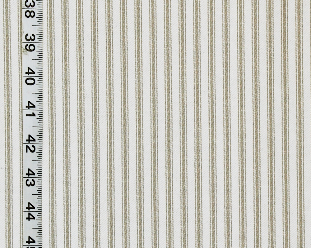 GREY TICKING STRIPE FABRIC