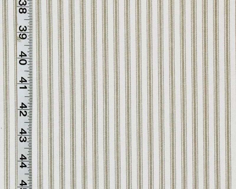 GREY TICKING STRIPED FABRIC