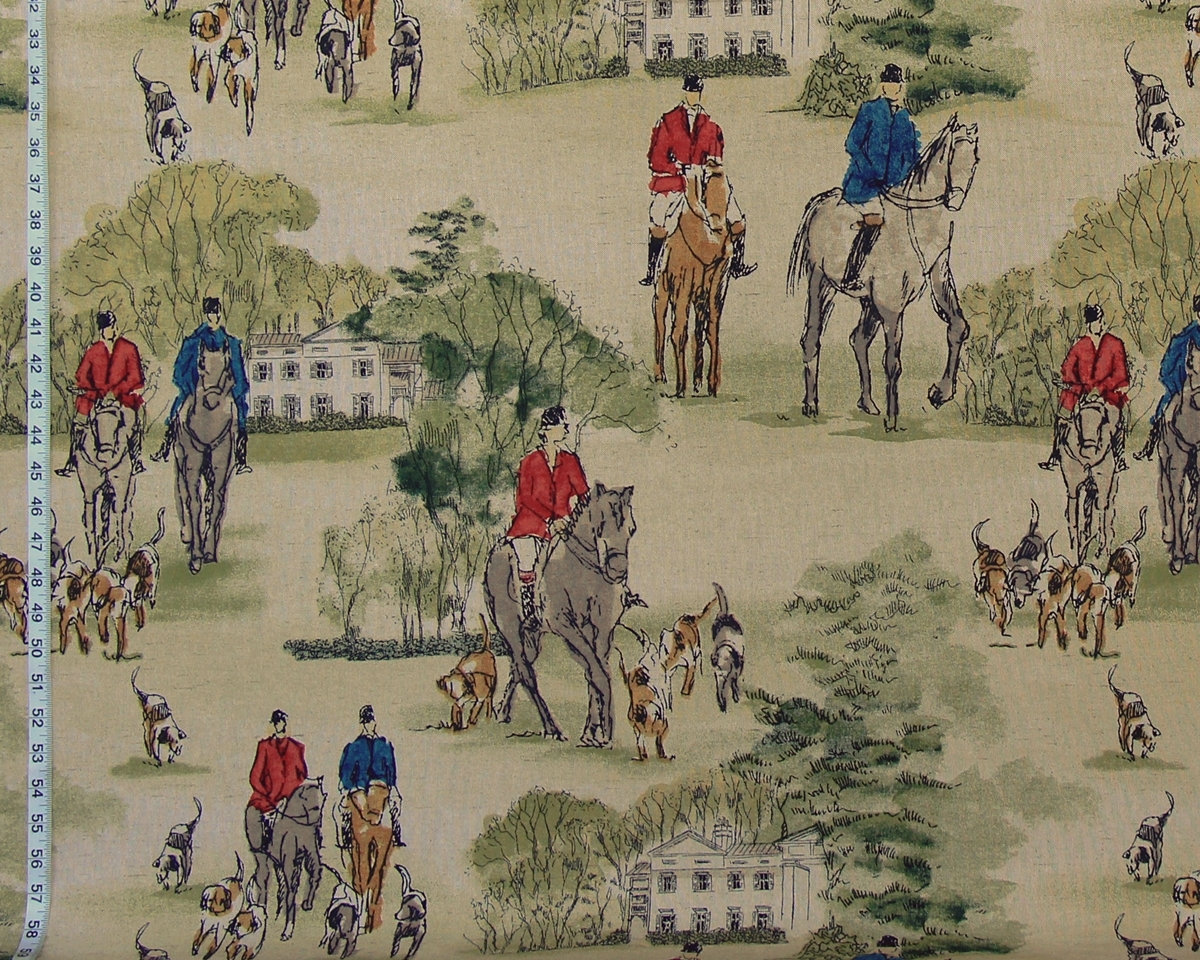 HORSE HUNT FABRIC