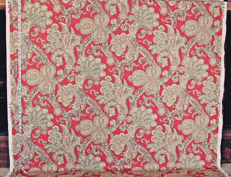 Raspberry Red Indiennes and Jacobean Fabrics- Fabrics of the Week ...