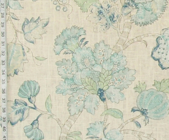 PASTEL BLUE INDIENNE FABRIC