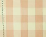 4" large salmon pink Buffalo check fabric- LK-3163-13 blush