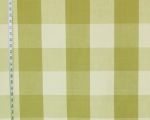 4" large green Buffalo check fabric- LK-3163-2 hay