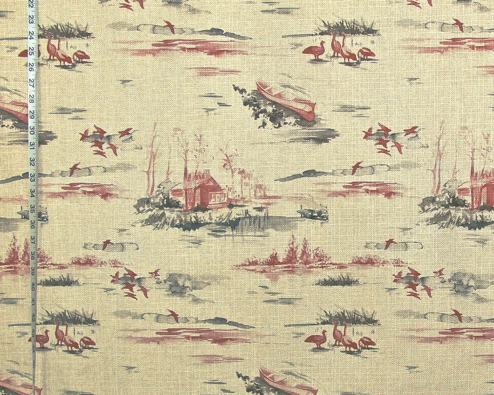 RED LAKE CABIN FABRIC