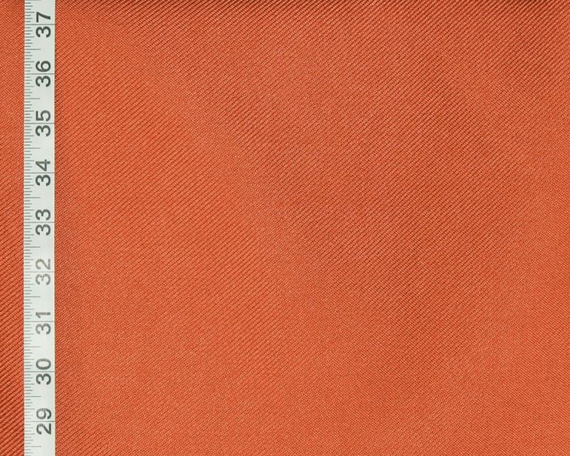 Solid Orange Twill Fabric