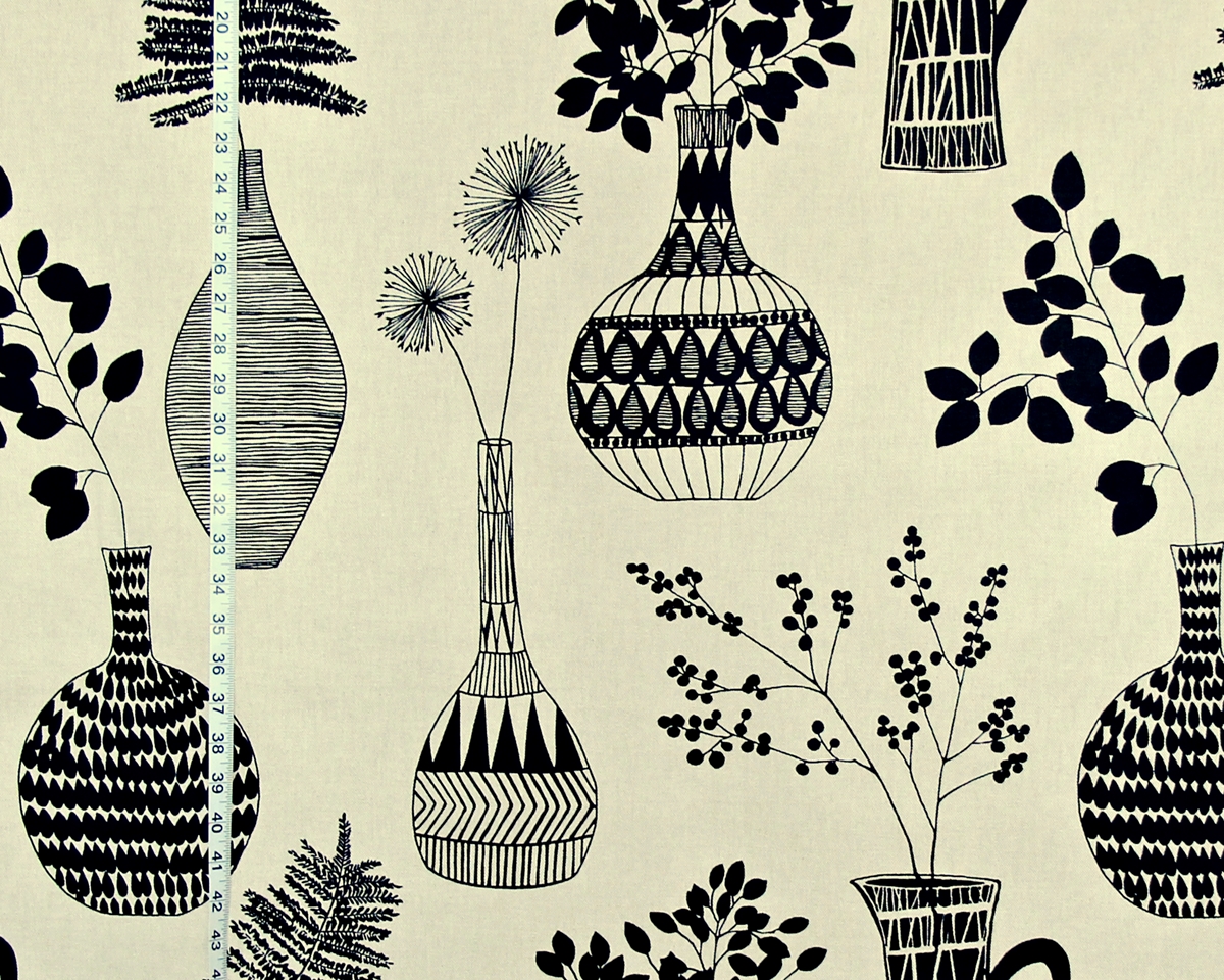 MID-CENTURY FLORAL FABRIC