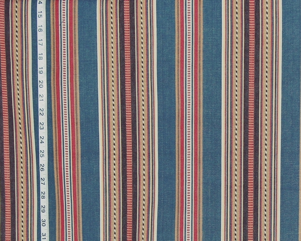 Blue Southwestern Serape Striped Fabric Red Gold Denim From Brick Blue Southwestern Serape Striped Fabric Red Gold Denim
