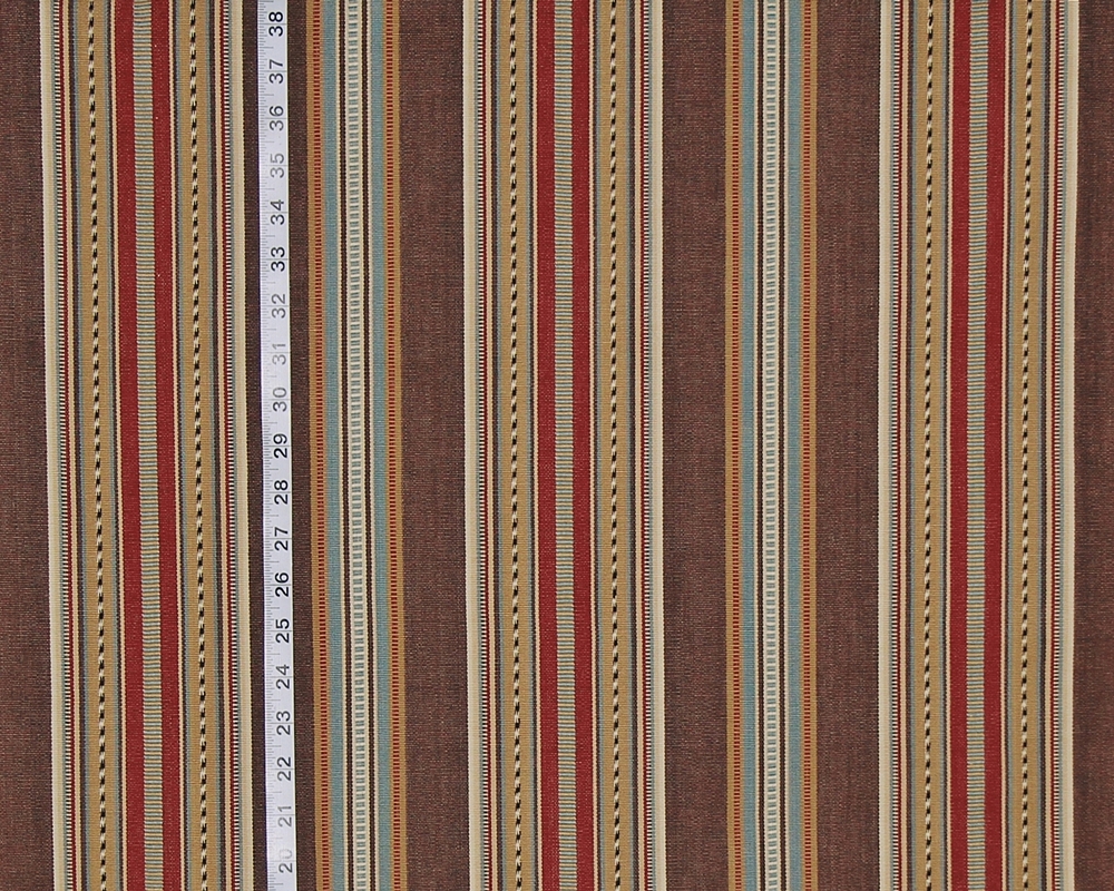 Brown southwestern serape striped fabric