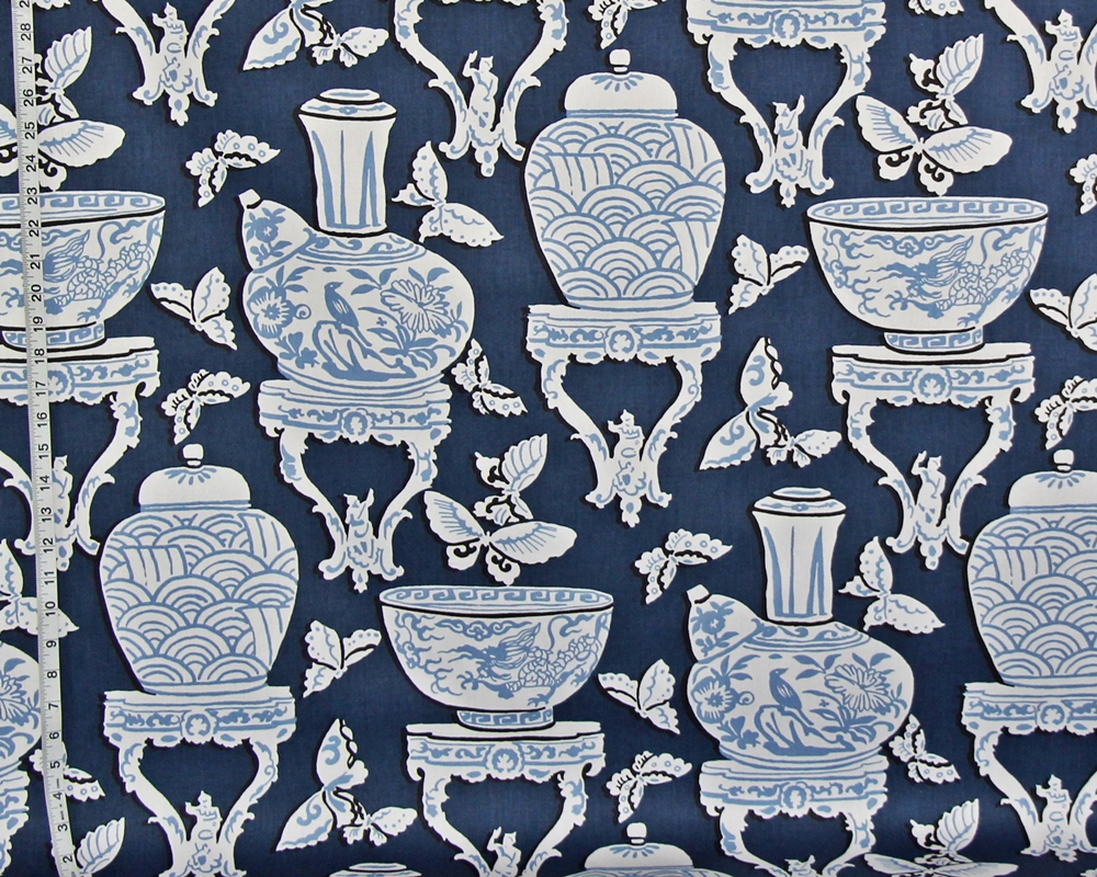 VINTAGE ASIAN CHINA FABRIC