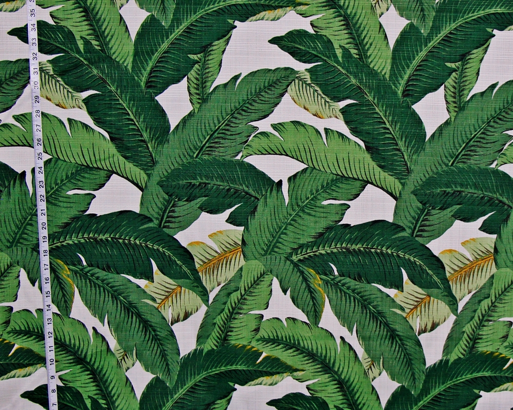 Banana Leaf Fabric- these are not palm leaves!