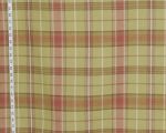 Salmon pink green plaid fabric RT-Parkh- D2893 Honeydew