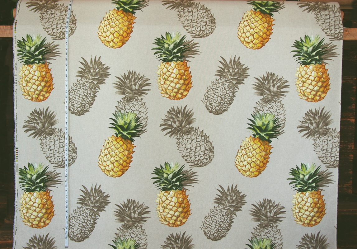 Tropical Pineapple Fabric
