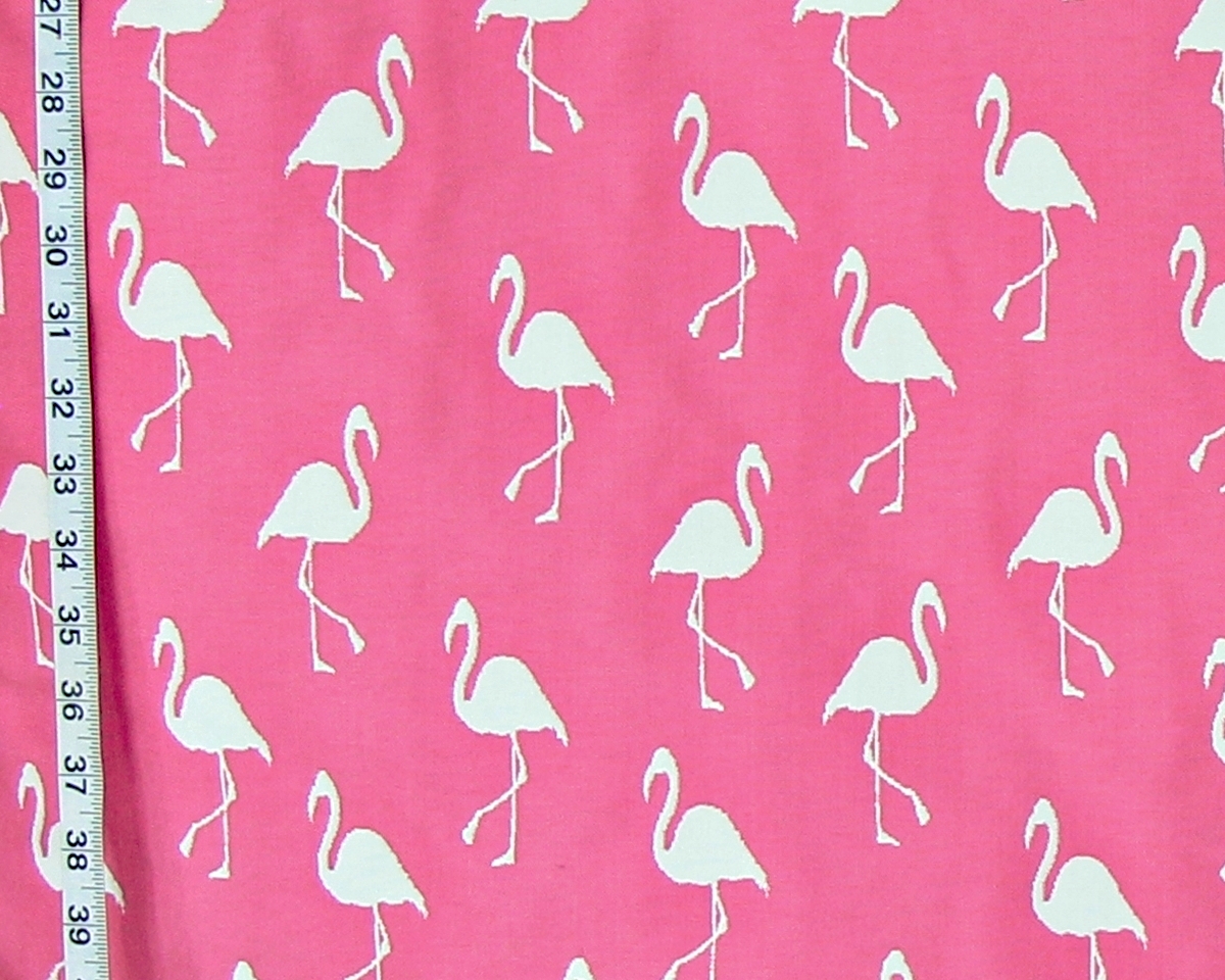 RETRO PINK OUTDOOR FLAMINGO FABRIC