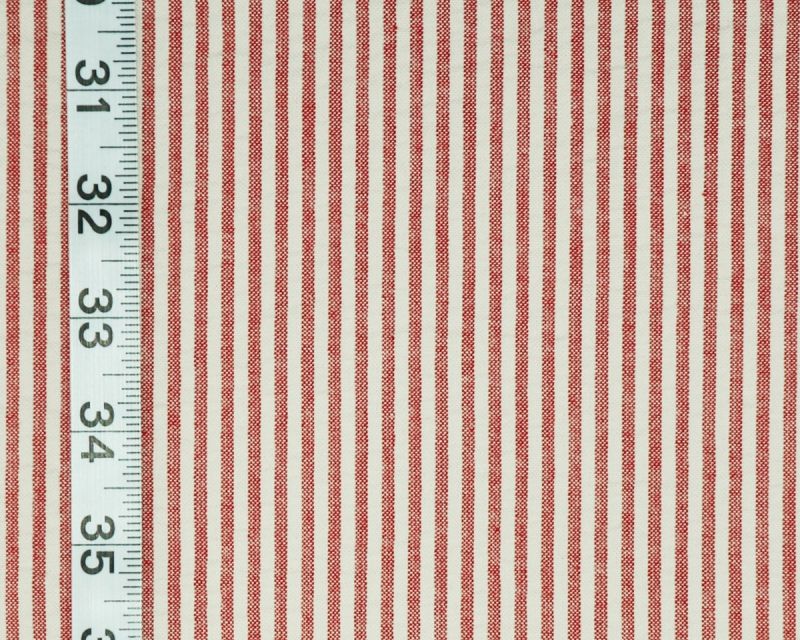 RED WHITE SEERSUCKER FABRIC