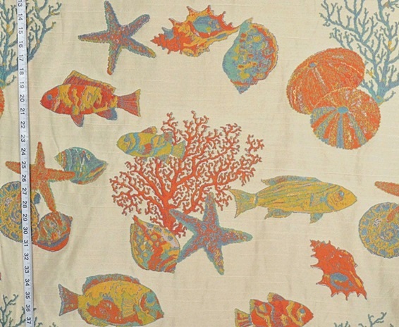 Coral Fish Reef Fabric