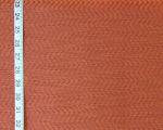 Clarence House orange tone on tone striped upholstery fabric Salina