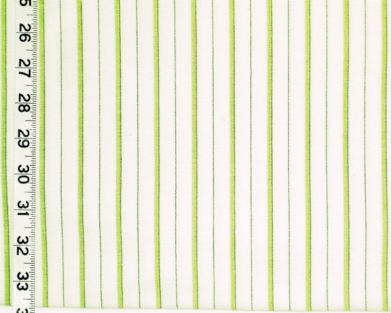 Lime green striped fabric
