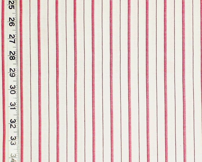 Pink striped fabric