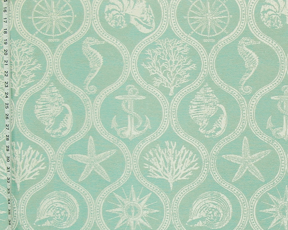 Seaglass Green Ocean Fabric