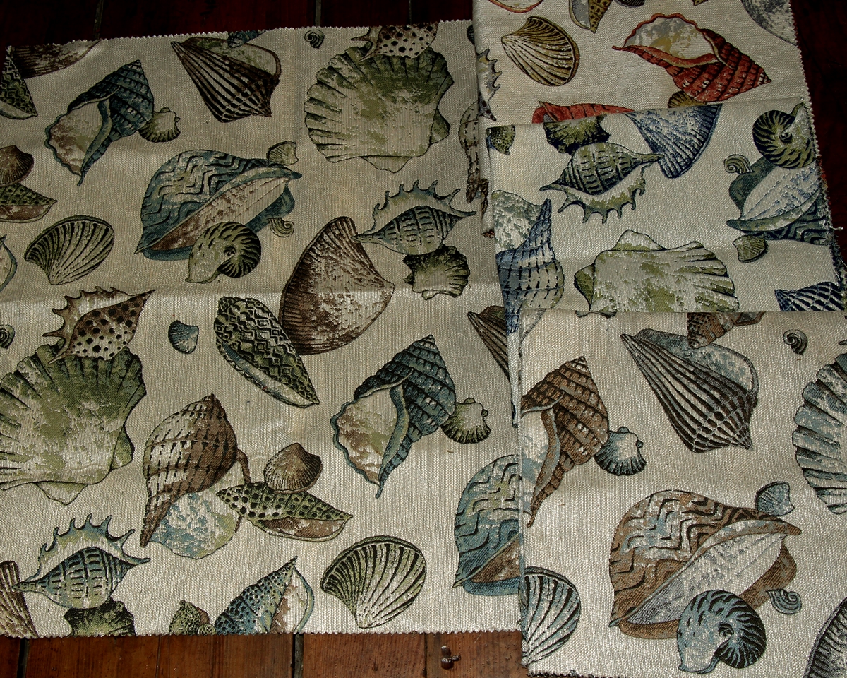 SEASHELL UPHOLSTERY FABRIC