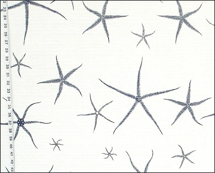 BLUE STARFISH SEA STAR FABRIC