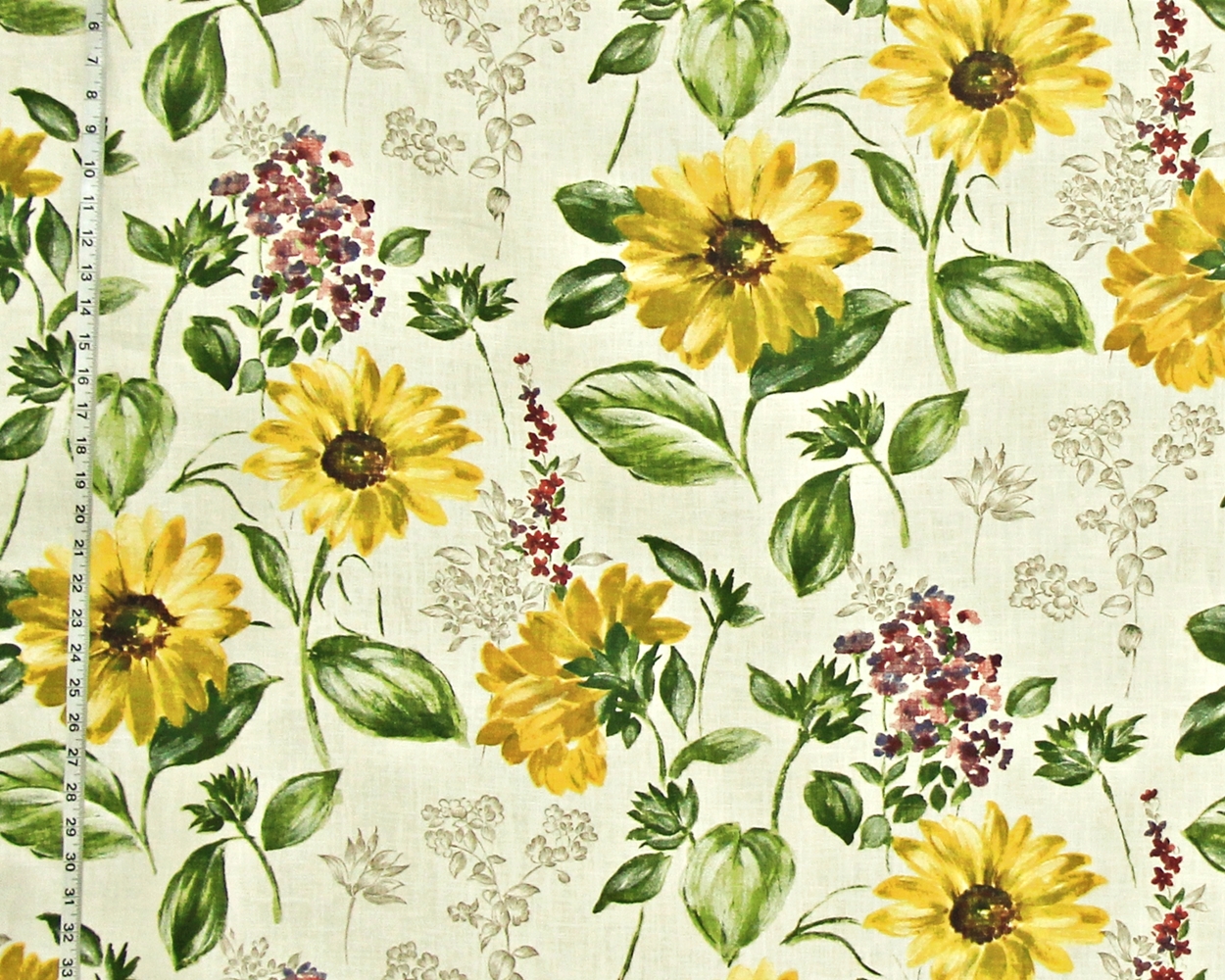 FRENCH SUNFLOWER MEADOW FABRIC