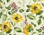 Sunflower fabric summer floral