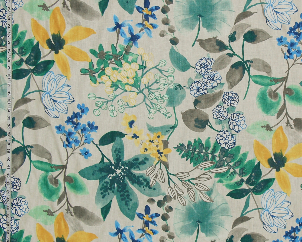 TROPICAL FLORAL FABRIC