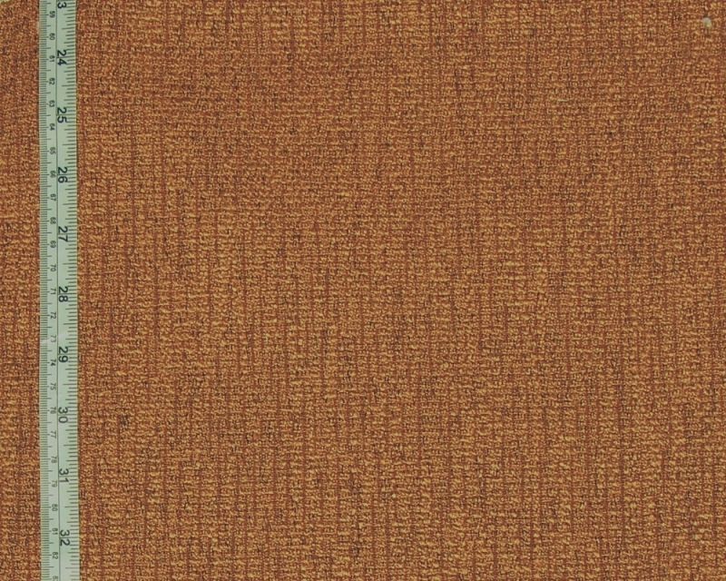 Orange Brown Tweed Fabric