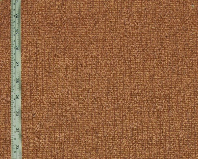 Orange Brown Tweed Fabric