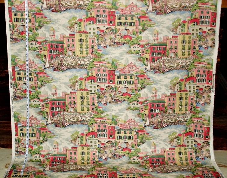 VENICE PINK TOILE FABRIC