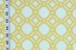 Carol's Yellow lattice fabric