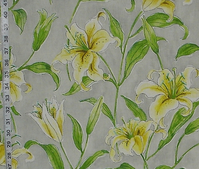 Yellow Lily Fabric