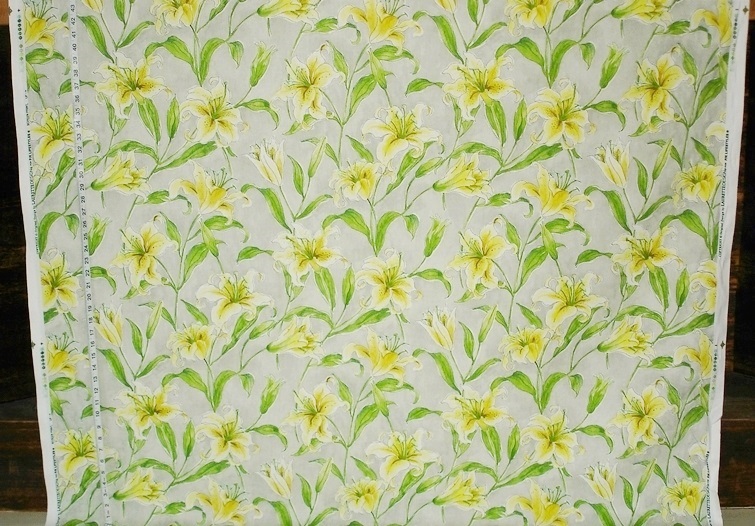 YELLOW LILY FABRIC