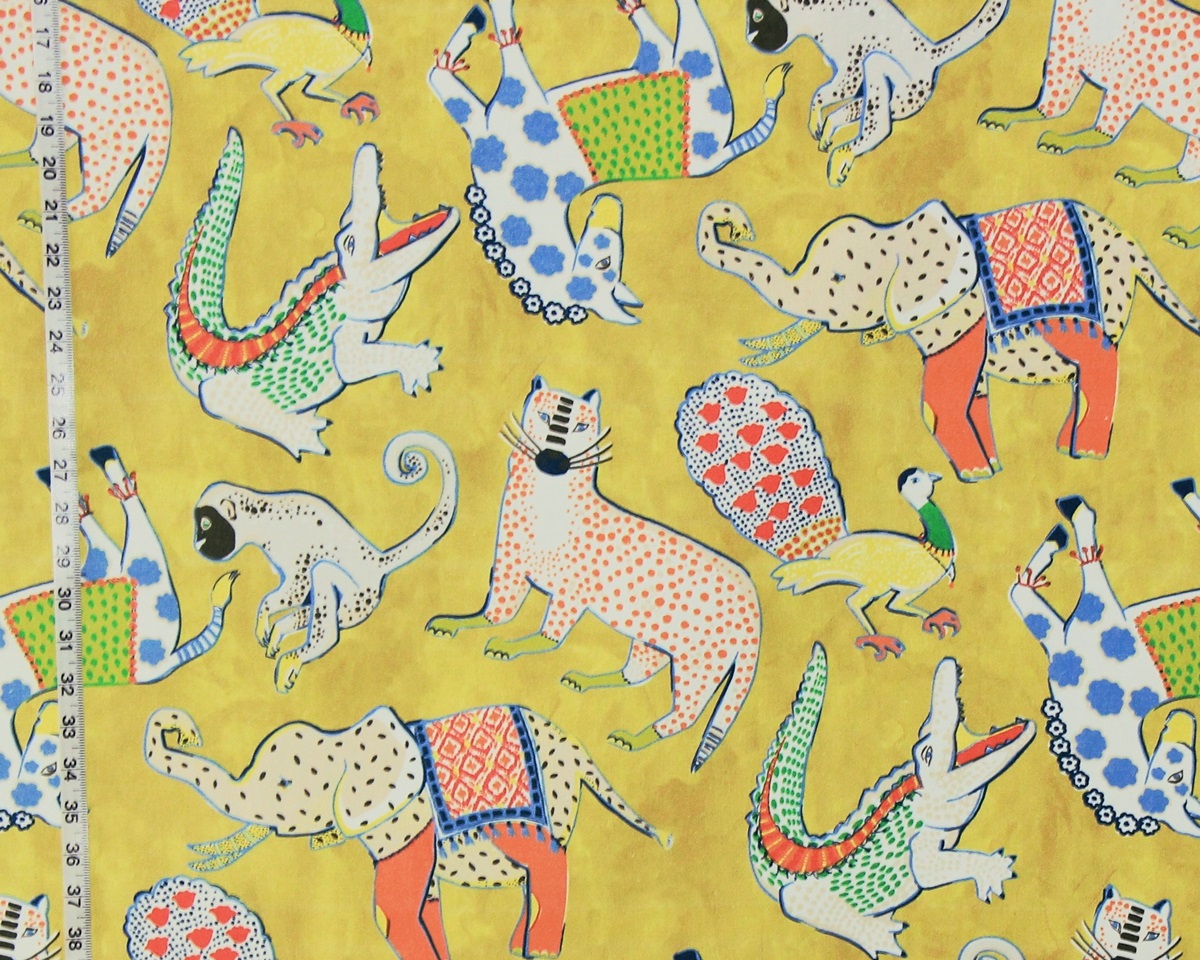 WHIMSICAL ELEPHANT BEAST FABRIC