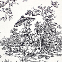 Black & white fabric