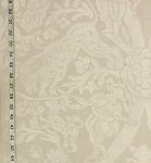 Medieval hunt fabric Spanish beige damask upholstery silver 2  3/4 yds