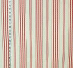 Orange red ticking stripe fabric matelasse upholstery