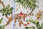 Monkey fabric tropical jungle Pleat A