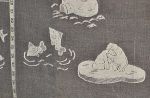White polar bear lace curtain fabric Arctic winter